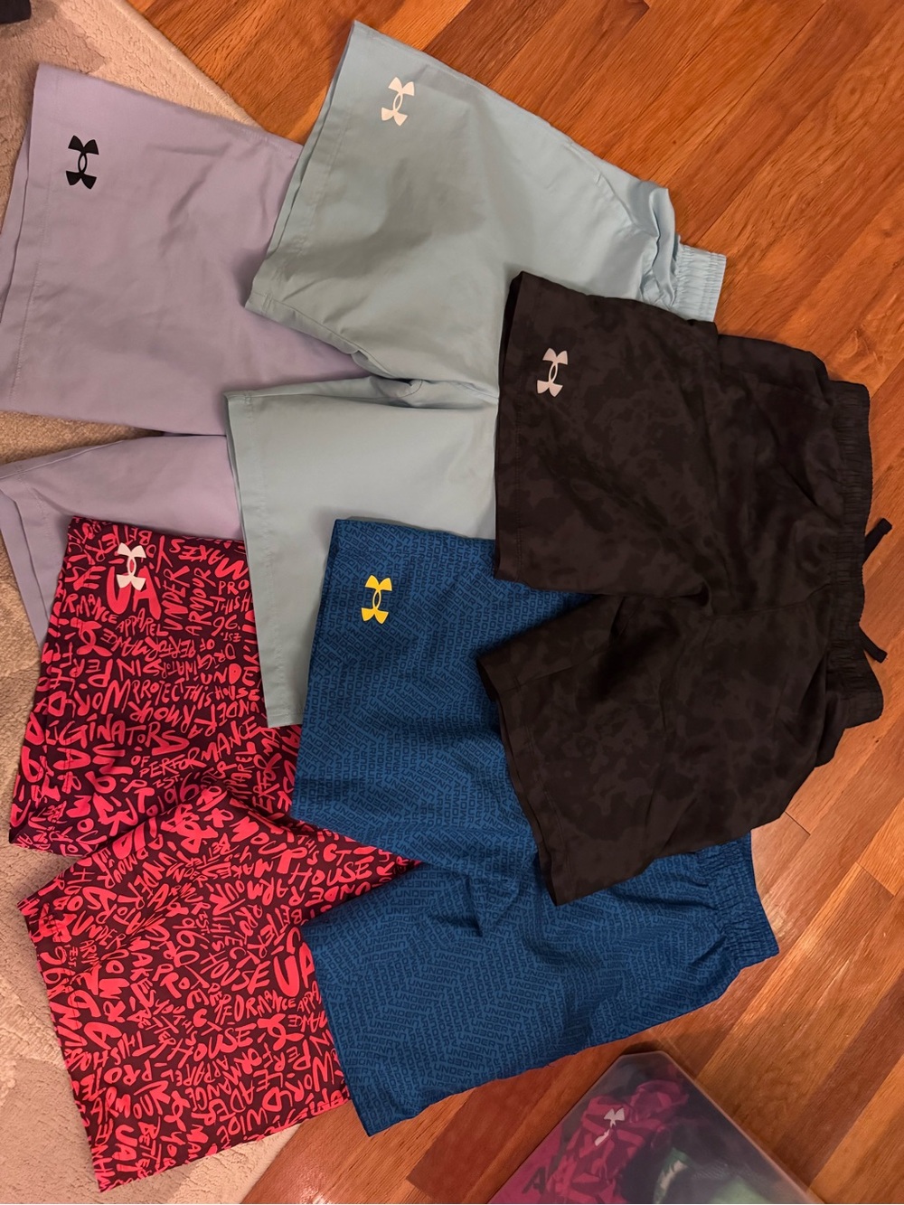Boys YM UA shorts